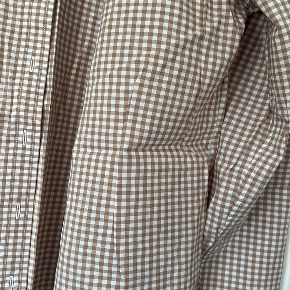 Pendleton Plaid Neutral Button Down, Size M - image 2